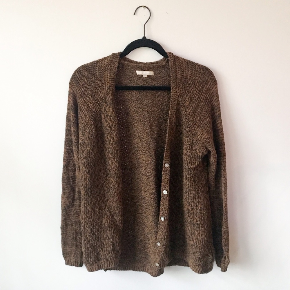 Brown & Black Cardigan
